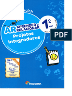 1º Ano - Projetos Integradores - AR Aprender e Relacionar 1º Ano001