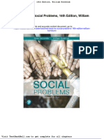 Test Bank For Social Problems 16th Edition William Kornblum