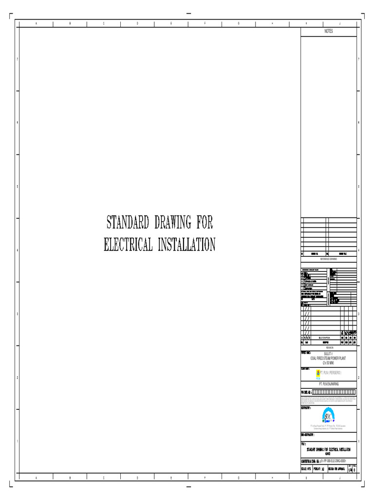 Sulut-1 Coal Fired Power Plant Drawing | PDF | Electric Power | Private ...