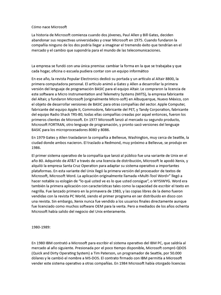 Microsoft pdf