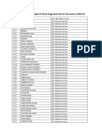 Defaulter List of Deptt of Chem Engg Socie Fee For The Session 2023