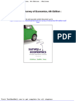 Test Bank For Survey of Economics 6th Edition Osullivan