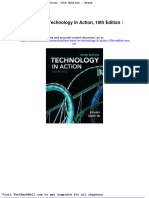 Test Bank For Technology in Action 10th Edition Evans
