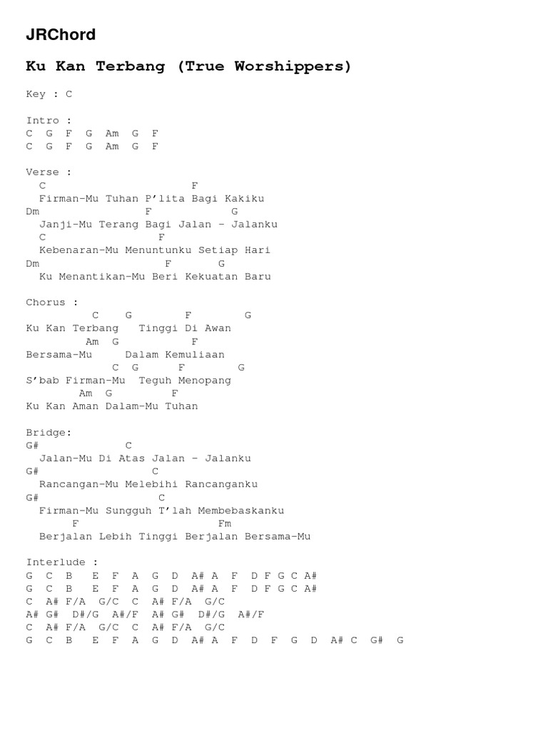 Ku Kan Terbang True Worshippers PDF