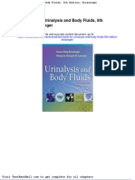 Test Bank For Urinalysis and Body Fluids 5th Edition Strasinger