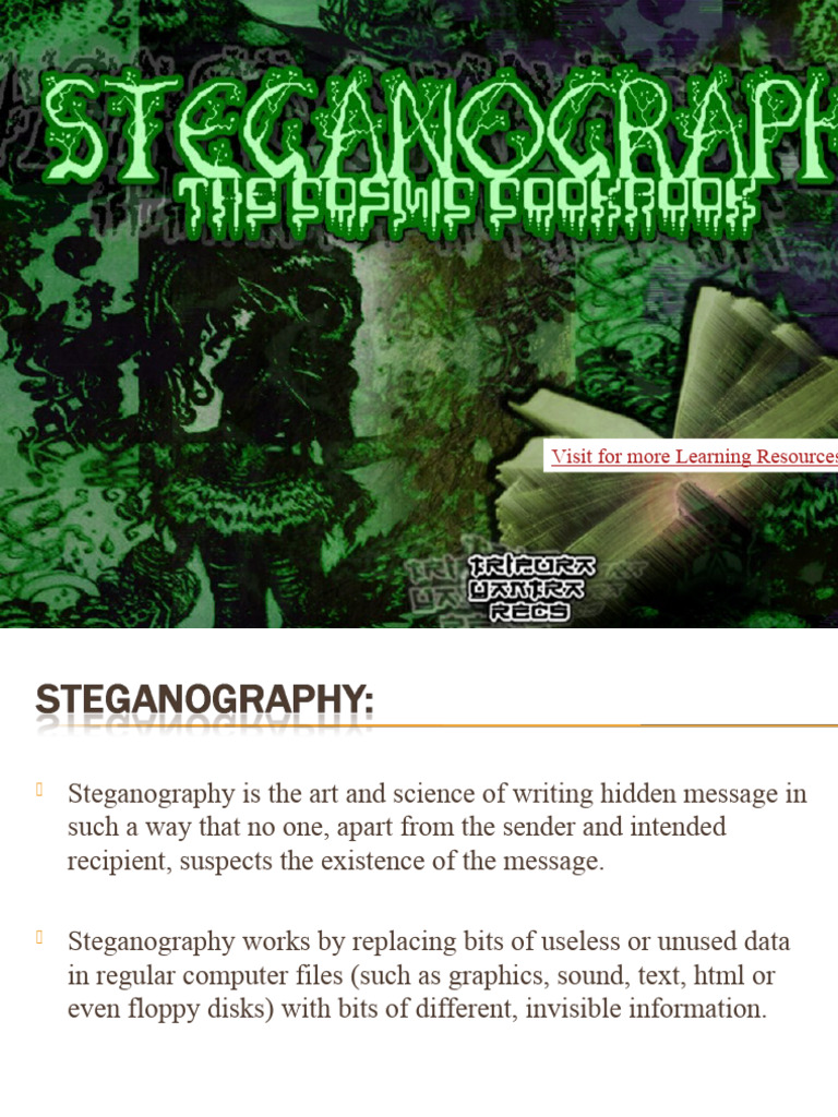Steganography | PDF | Cryptography | Information Age