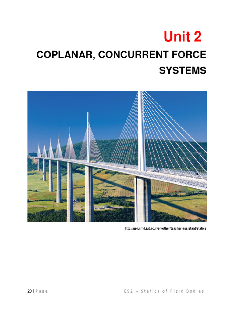 Module 2 Statics of Rigid Bodies PDF Force Geometry