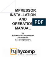 Compressor Installation and Operation Manual Rev. 1