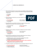 LATIHAN SOAL PERTEMUAN 1 (Proses Bisnis TI)