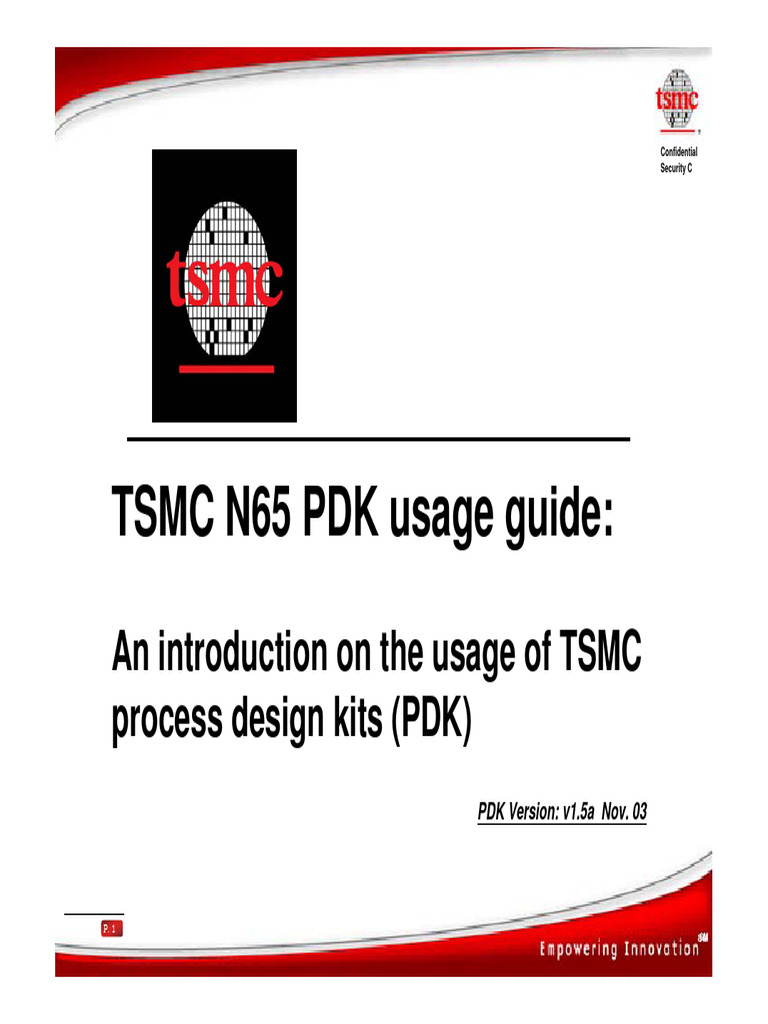 TSMC N65 PDK Usage Guide | PDF | Mosfet | Bipolar Junction Transistor