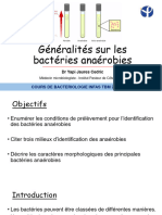 Généralités Sur Les Bactéries Anaérobies TBM 2