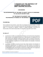 Peraturan Menteri Keuangan Nomor - 169 - PMK.010 - 2015 (ENGLISH)
