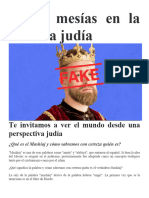 Falsos Mesías en La Historia Judía