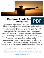 Berikan Allah Tempat Pertama