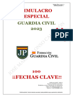 Guardia Civil 2023: Simulacro Especial