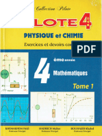 Pilote 4 Physique Chimie Bac Math T1 Ocr