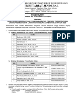 PG.07 Pengumuman Hasil Seleksi Administrasi Pengisian JPT Pratama Lingkup KLHK 2023