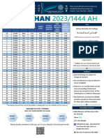 Timetable 