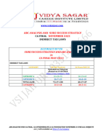 CA Final Vsi Jaipur IDT ABC Analysis For Nov 2023