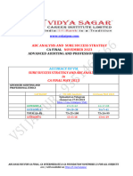 VIDYA SAGAR Analysis - Audit-1