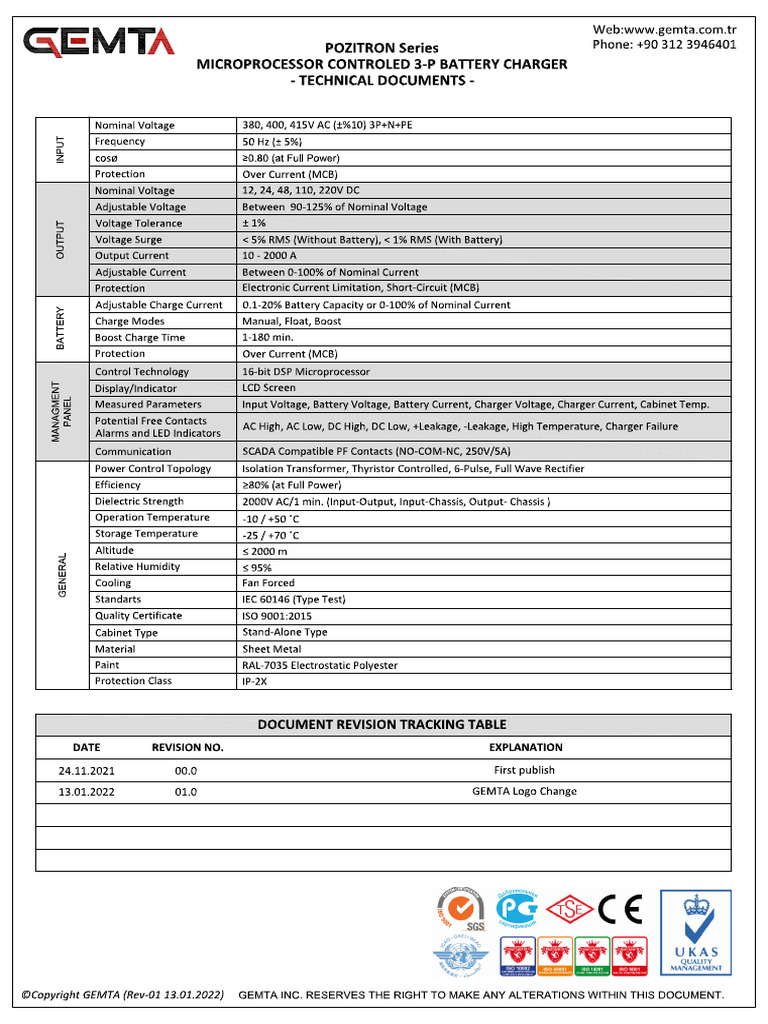 POZITRON S Model Tecnical Document | PDF