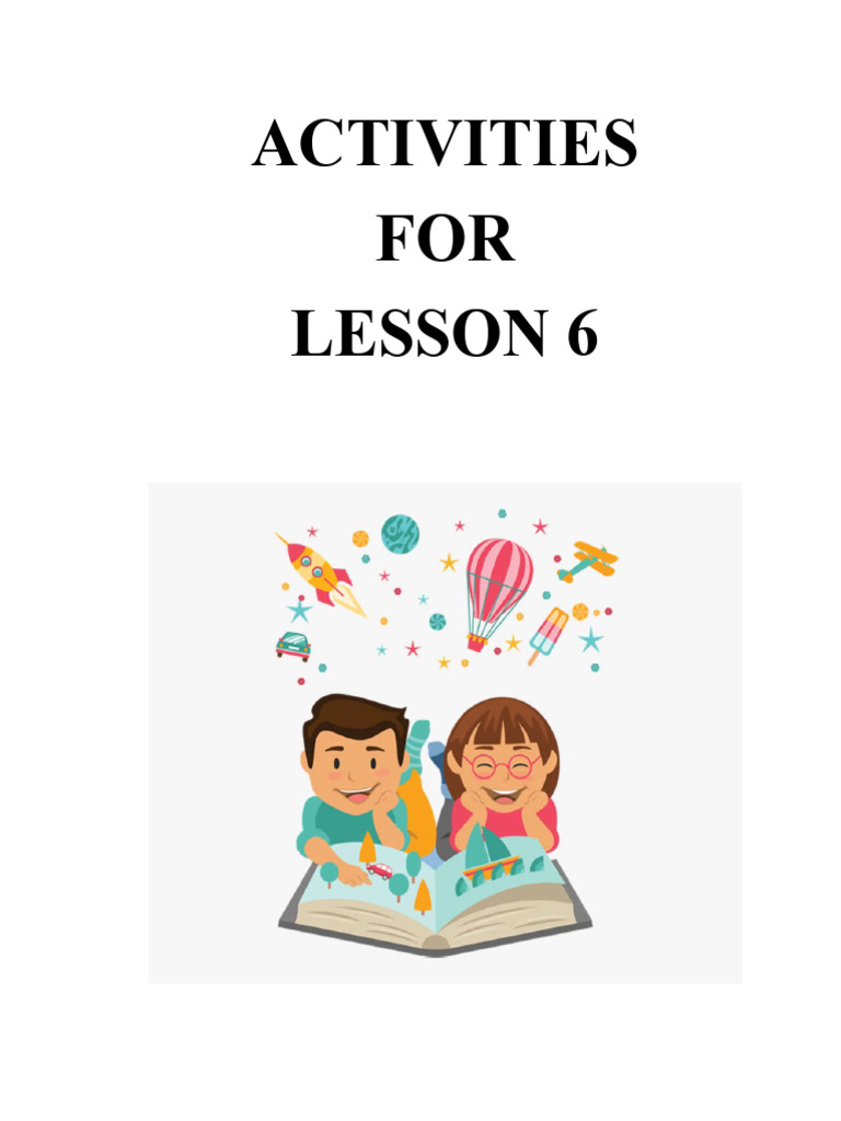 Ed 710 Activities For Lesson 6 Pdf