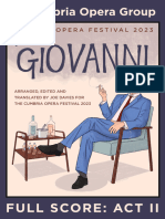 Don Giovanni Act II Full Score (Arr. Davies)