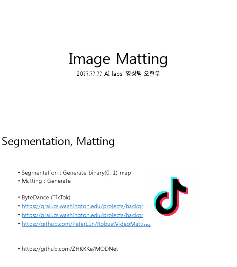 Image Matting PDF