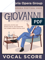 Don Giovanni Vocal Score (Arr. Davies)