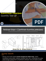 SI 4152 Kuliah 3 Quantity Takeoff 2023