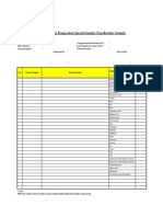 Form Request Pengecekan Special Sample (Non-Routine Sample)