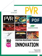 Stewart & Mackertich Research - PVR LTD - Initiating Coverage Report