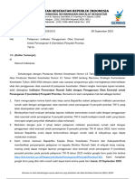 Sumsel - Surat Pelaporan Indikator Penanganan 9 Penyakit Prioritas TW III - Sumsel