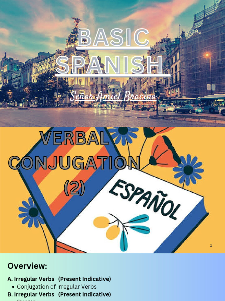 Spanish Irregular Verb Conjugation Guide | PDF | Language Arts & Discipline