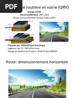 Cours de Géométrie Routière et Voirie | PDF | Route | Angle