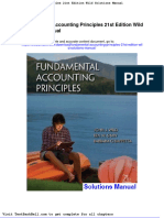 Fundamental Accounting Principles 21st Edition Wild Solutions Manual Download