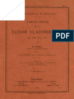 Nicolae Iorga - Scrisori Inedite Ale Lui Tudor Vladimirescu - Din Anii 1814-1815 - Şedinta Dela 20 Iunie 1914