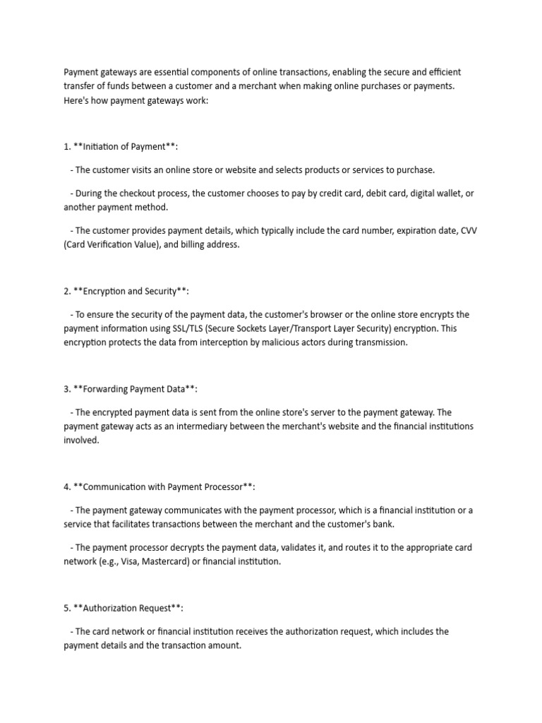 Understanding Payment Gateways Explained | PDF | Finance & Money Management