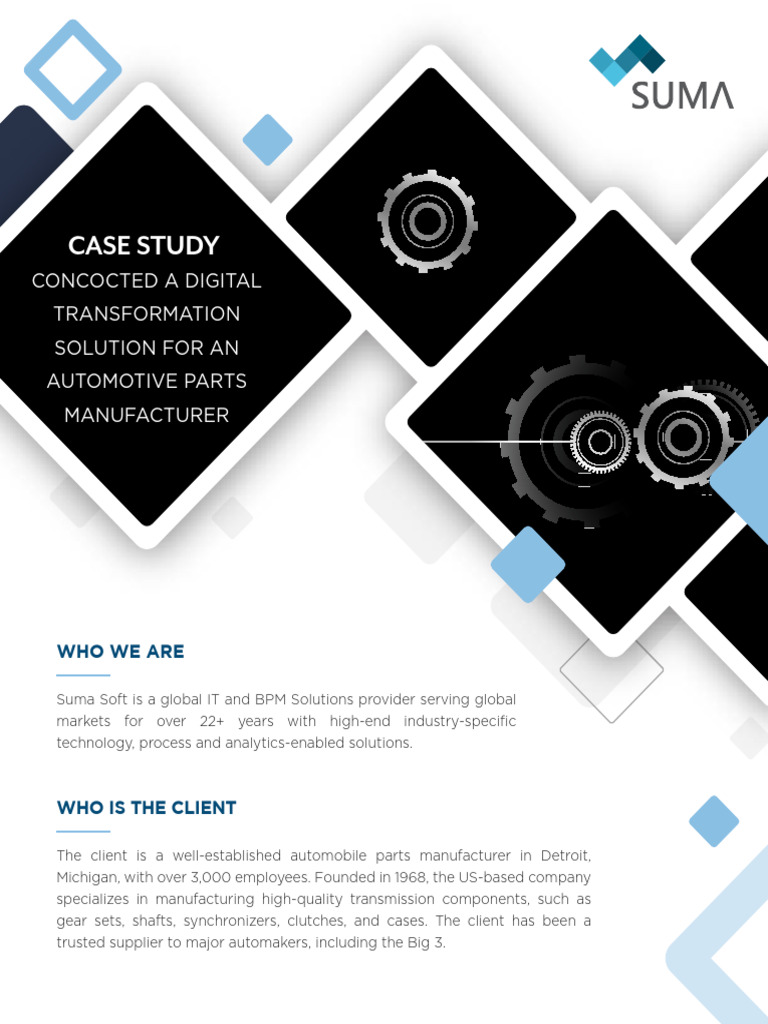 Manufacturing Digital Transformation Pdf Analytics Inventory