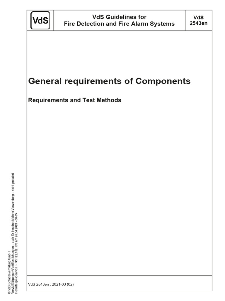 Vds 2543en PDF Sensor Compatibility