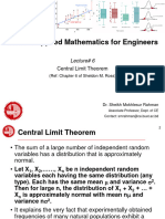 CE 207 Lecture 06 - Central Limit Theorem