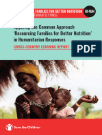 Applying The Common Approach Resourcing Families For Better Nutrition in Humanitarian Responses