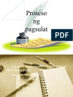 Proseso NG Pagsulat
