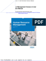 Human Resource Management Version 2 0 2nd Portolese Solution Manual Download