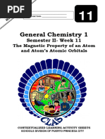 The Magnetic Property of An Atom and Atoms Atomic Orbitals