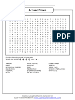 Word Search Around Town