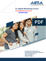 Aima Short Term Course in Digital Marketing - The Best Shortcut To Success