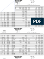 Equipment Cost Card