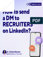 How To Send Admto Recruiters On Linkedin?: Dr. Sneha Sharma