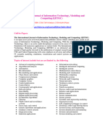 The International Journal of Information Technology, Modeling and Computing (IJITMC)